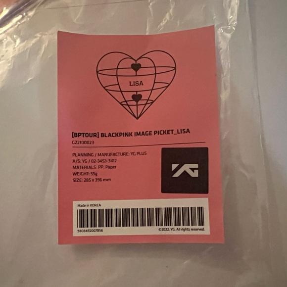 Blackpink Born Pink Official Image Picket Lisa - Picture 3 of 3